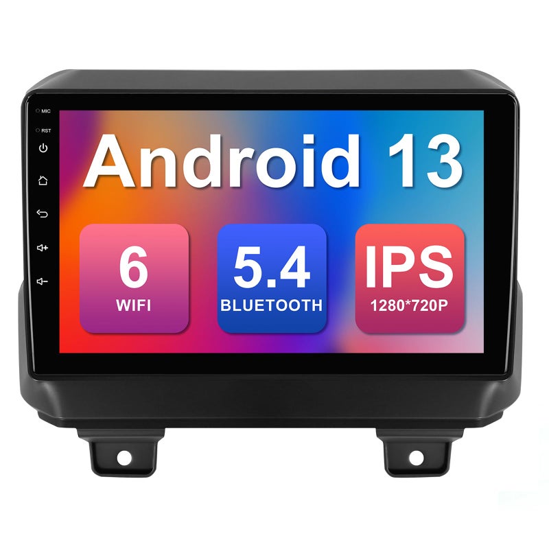 FeirTon 232G 9inch Android 13 Car Stereo for Jeep Wrangler JL Gladiator 20182021 IPS Touchscreen Screen Car Radio with Carplay Android Auto Support Backup Camera GPS FM Navi BT SWC - Image 2