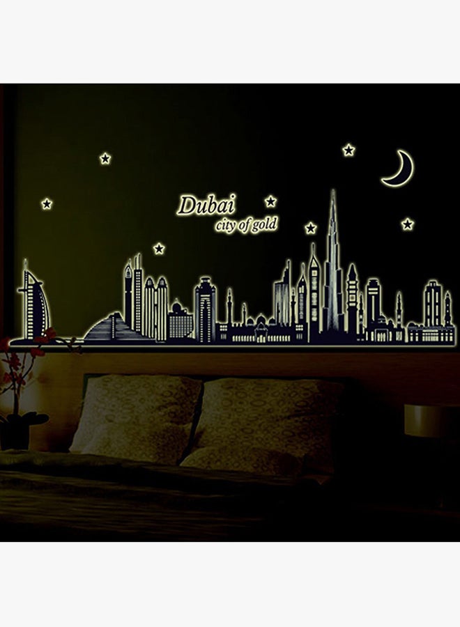 هوميان ملصق جداري فلورسنت أسود/ أبيض 60x90سم - Image 4