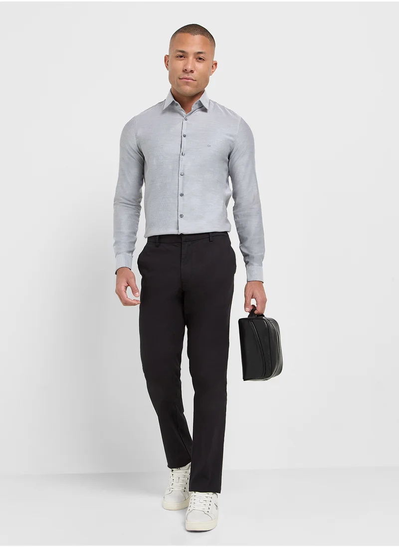 كالفن كلاين Slim Fit Stretch Collar