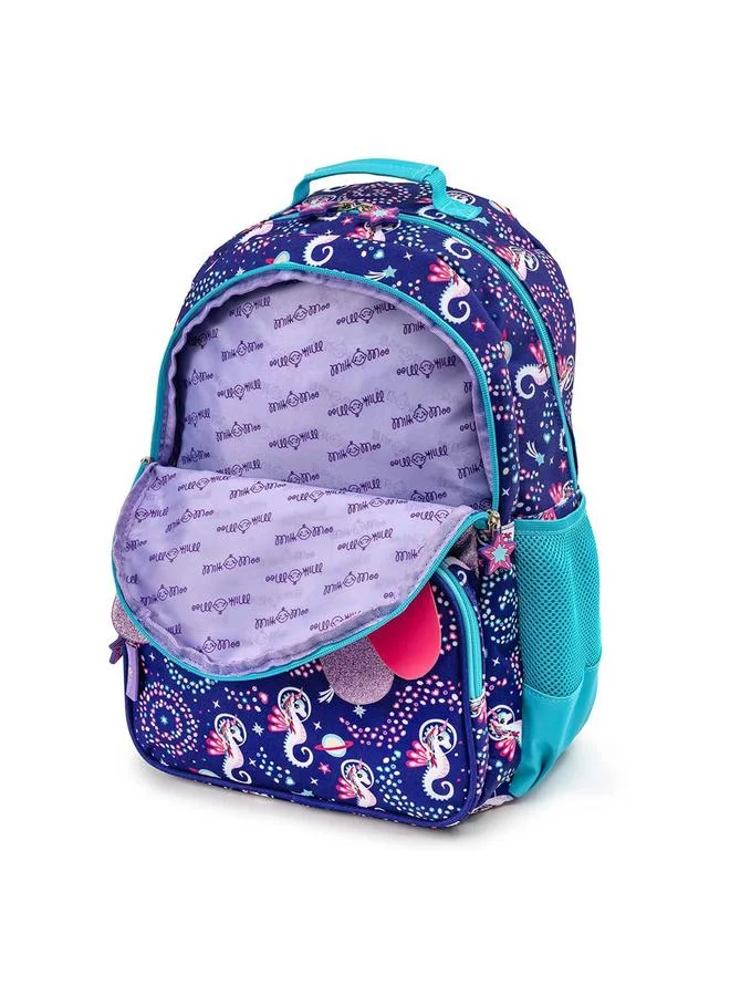 Milk&moo Girls Printed Backpack with Pockets