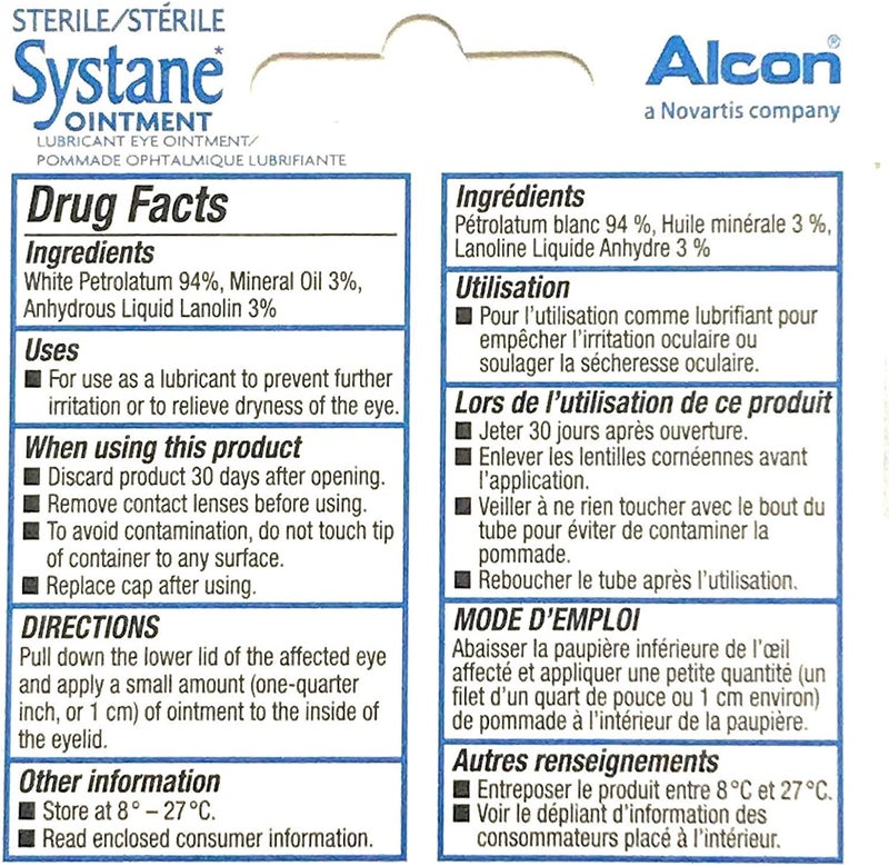 Systane Lub Eye Nightime Ointment 3.5g (2 Pack) 0.12 Ounce - Image 2