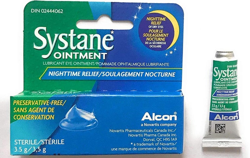 Systane Lub Eye Nightime Ointment 3.5g (2 Pack) 0.12 Ounce - Image 1