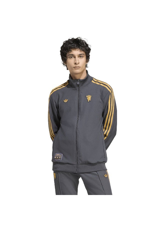 Adidas Mufc Icon Tt Black Football Track Tops For Men XS - Image 2