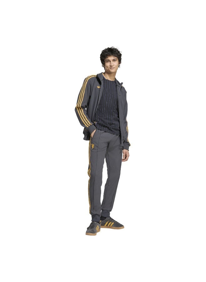 Adidas Mufc Icon Tt Black Football Track Tops For Men XS - Image 4