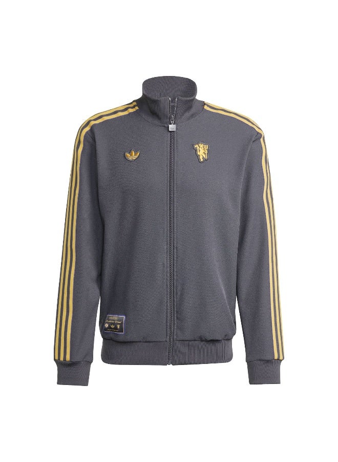 Adidas Mufc Icon Tt Black Football Track Tops For Men XS - Image 1