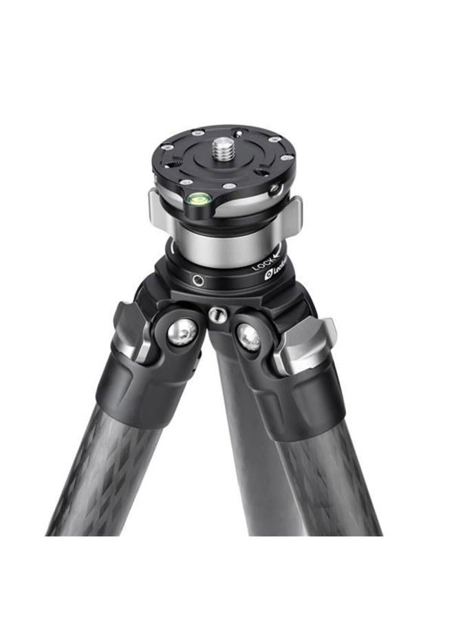 Leofoto LB-60N 60mm Leveling Base for Tripod w Butterfly Lock Collar 33lb Max Load +/-15° Tilt - Image 4