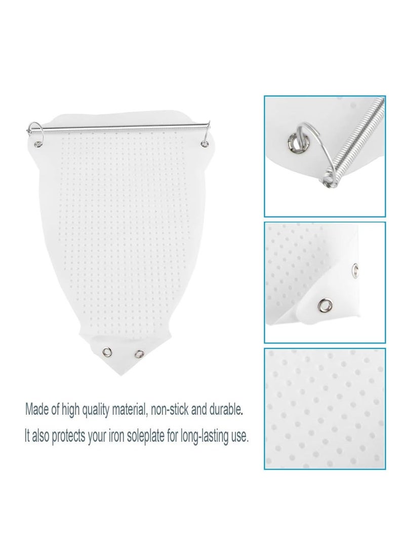 غطاء الكي، غطاء واقي لطاولة الكي، واقي ملابس مرن بحجم لمنع الحرق(أبيض) - Image 4