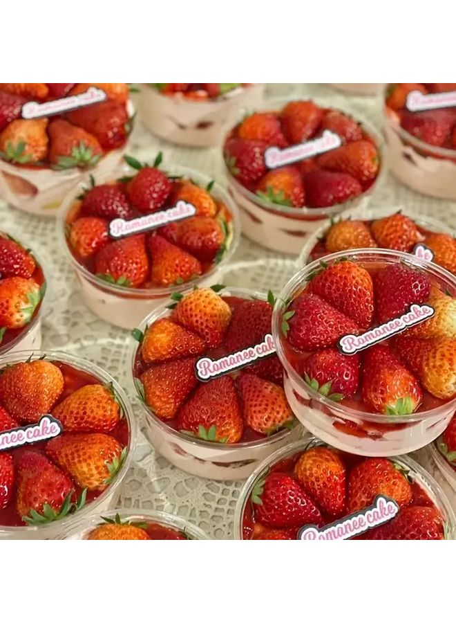 30 Pcs 360ml Transparent Disposable Dessert Bowls With Lids For Snacks Cakes - Image 5