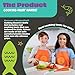 MasterChef Junior Kids Knife Cutting Board Set Includes Real Cutting Tools and 15 Cooking Baking Recipes Silicone Non Slip Grip for Easy Use Food Safe for Children Party Activity Supplies Gift - Image 2