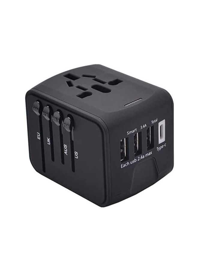 Universal World Travel Power Adapter International Power Adapter Worldwide All in One AC Outlet Power Plug Adapter With 30 USB And 10 Type-C Charging Port - Image 1