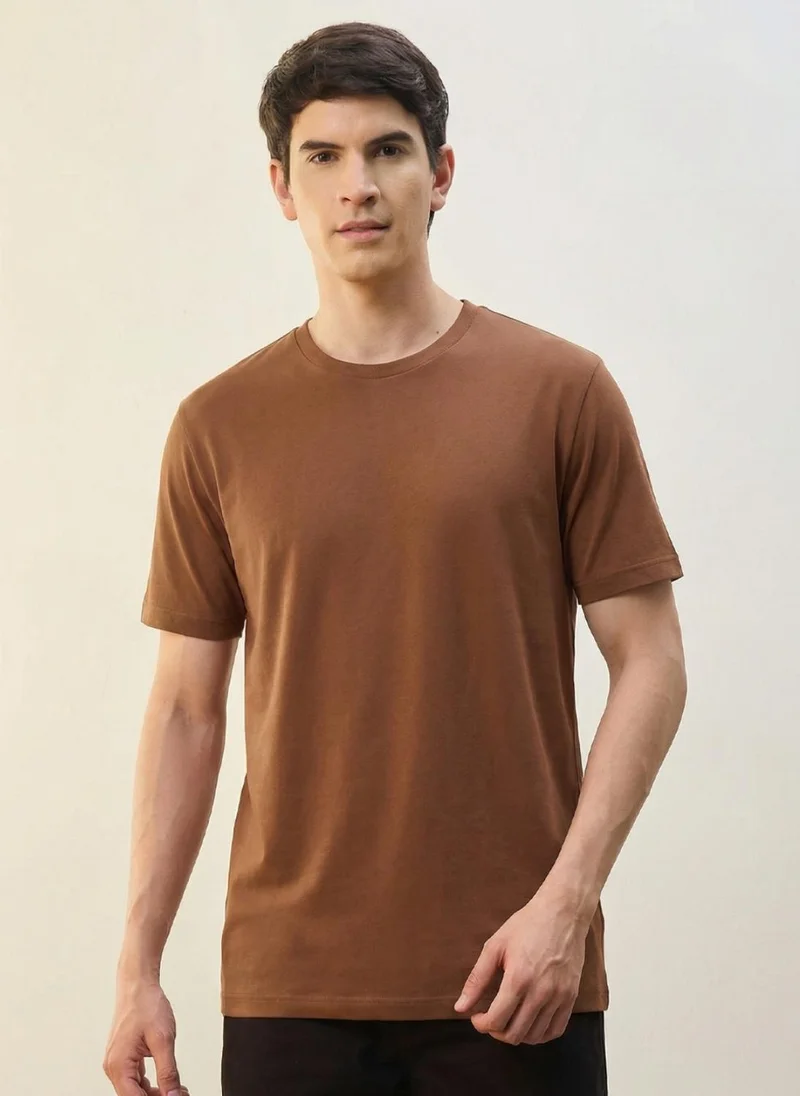 Nobero Travel Supima T-Shirt | Men’s T-Shirt | Regular Fit | 95% Supima Cotton 5% Lycra (200 GSM) | UPF 50+ + Anti-Odor Anti-Microbial | Wrinkle-Resistant Travelwear Essential | Available in 8 Colours