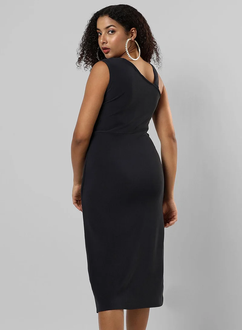 PINACOLADA Asymmetrical Sleeveless Dress