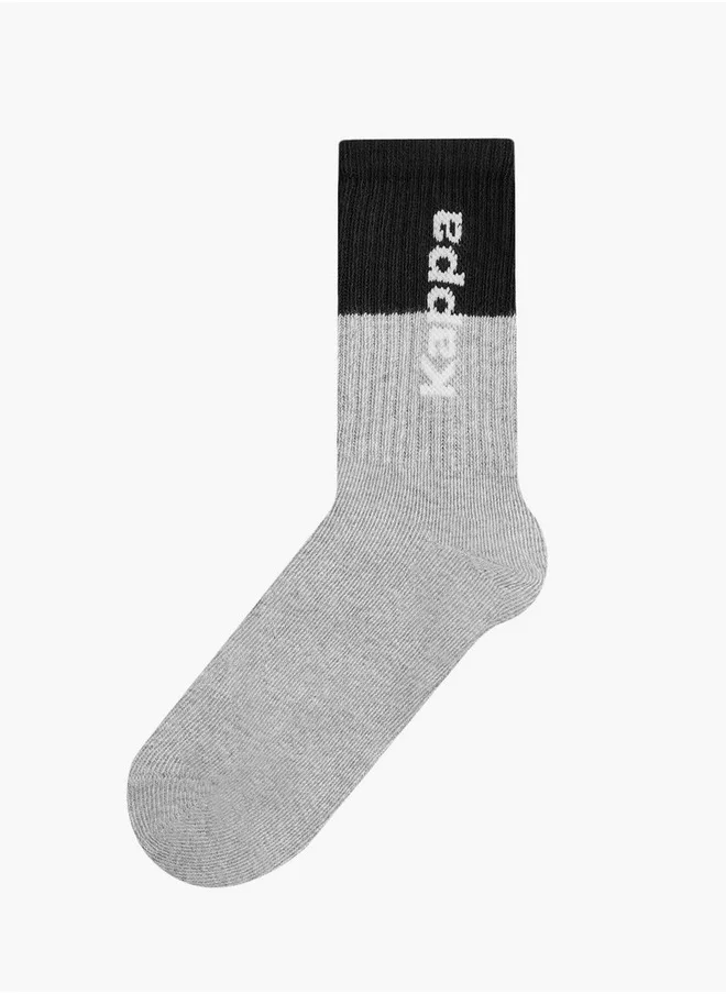 كابا Boys Ribbed Non-Terry Ankle Length Socks - Set of 3