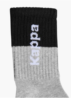 Kappa Boys Ribbed Non-Terry Ankle Length Socks - Set of 3  - Image 3