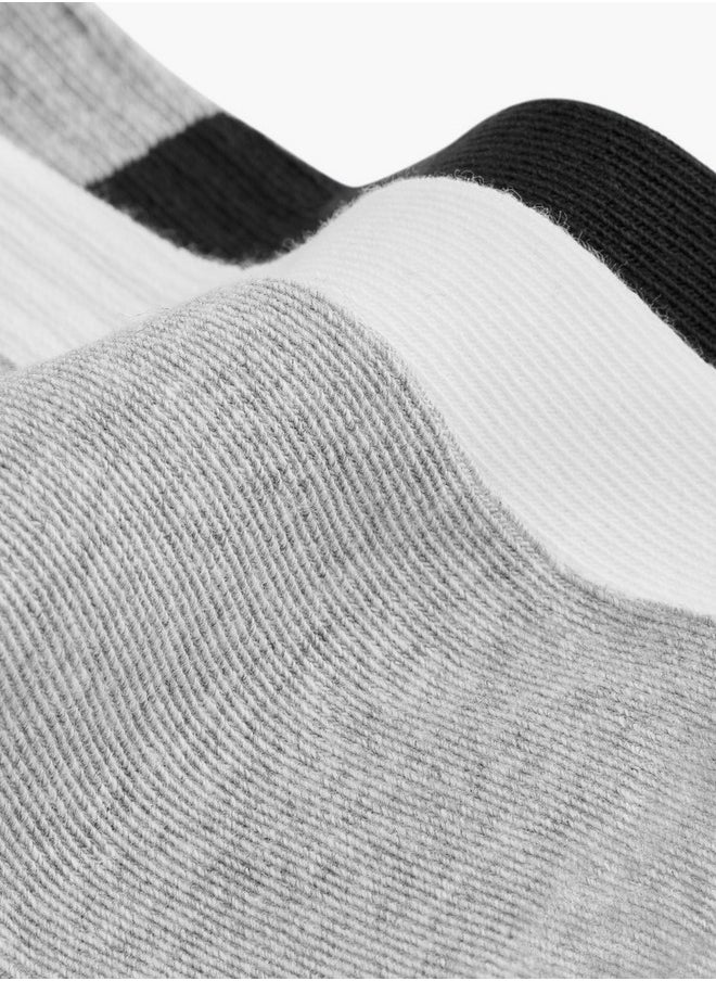 Kappa Boys Ribbed Non-Terry Ankle Length Socks - Set of 3  - Image 4