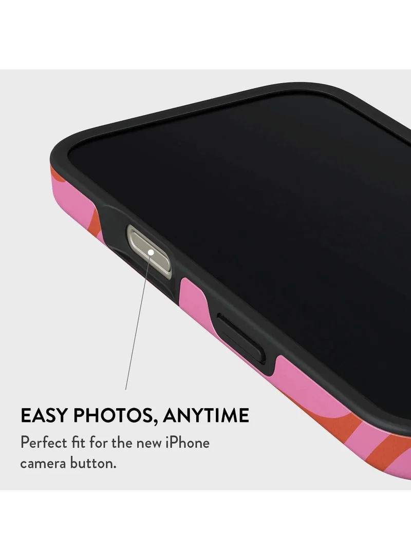 بورجا جراب iPhone 16 pro، قطعتان من الغلاف الصلب + بطانة داخلية من السيليكون TPU، ممتص للصدمات، يمكن الوصول إلى جميع المنافذ، إطار مرتفع لحماية الشاشة والكاميرا، طباعة عالية الجودة لا تتلاشى أبدًا، Ride The Wave