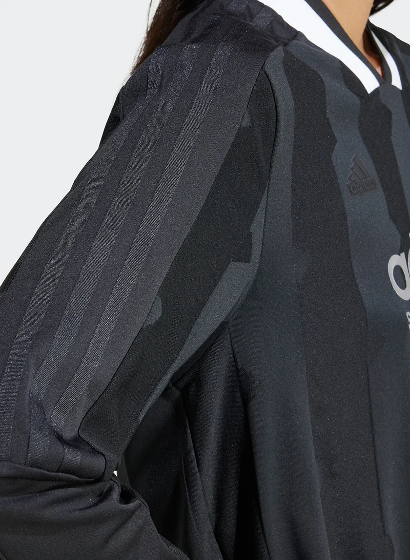 Adidas Tiro 3 Stripe Jacquard T-Shirt