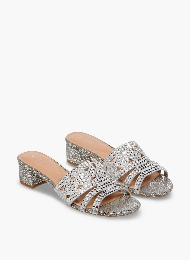 سيليست Women Embellished Block Heel Sandals