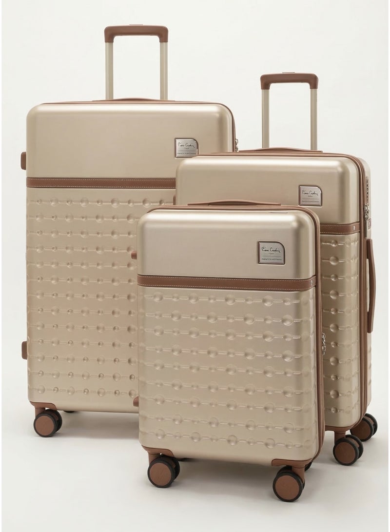 3-Piece Polycarbonate Hard Shell Luggage Set with TSA Lock & Spinner Wheels - Image 1