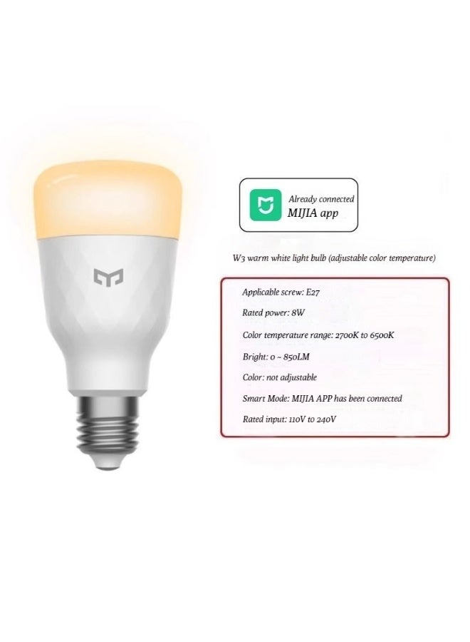 يلايت Yeelight لون مصباح e27 مصباح المصباح النواة الإضاءة الضوئية المحيطة مشرقة جدا توفير الطاقة ضوء متعدد الألوان مع الاتصال - Image 1