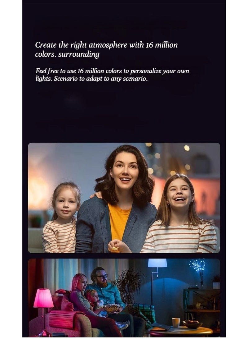 يلايت Yeelight لون مصباح e27 مصباح المصباح النواة الإضاءة الضوئية المحيطة مشرقة جدا توفير الطاقة ضوء متعدد الألوان مع الاتصال - Image 4