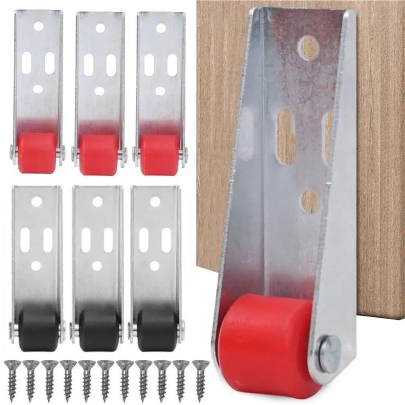 Heavy Duty Black Stainless Steel Silent Directional Casters Gate Wheel 20pcs - Image 4