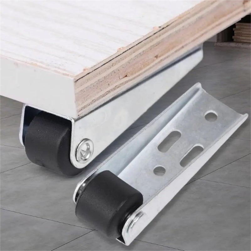 Heavy Duty Black Stainless Steel Silent Directional Casters Gate Wheel 20pcs - Image 5