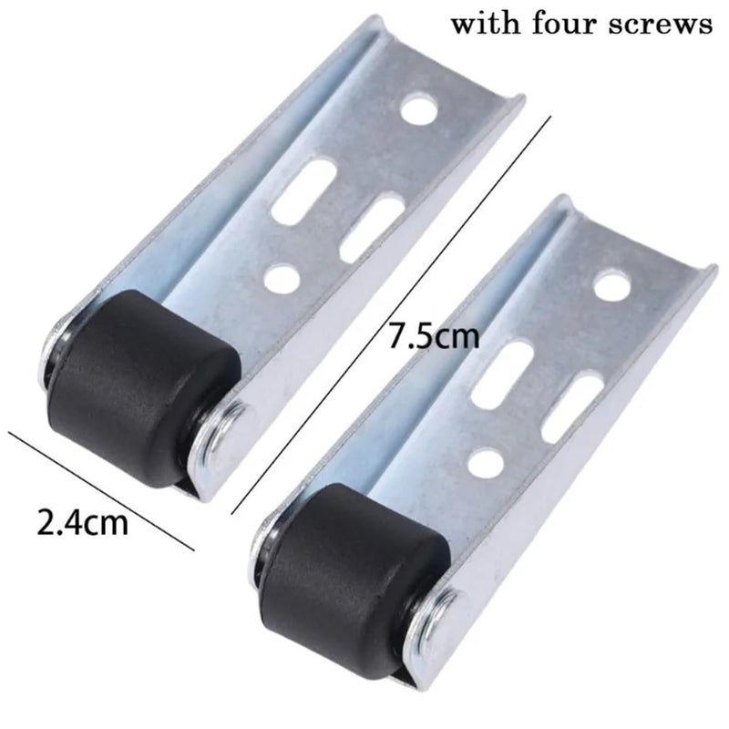 Heavy Duty Black Stainless Steel Silent Directional Casters Gate Wheel 20pcs - Image 3