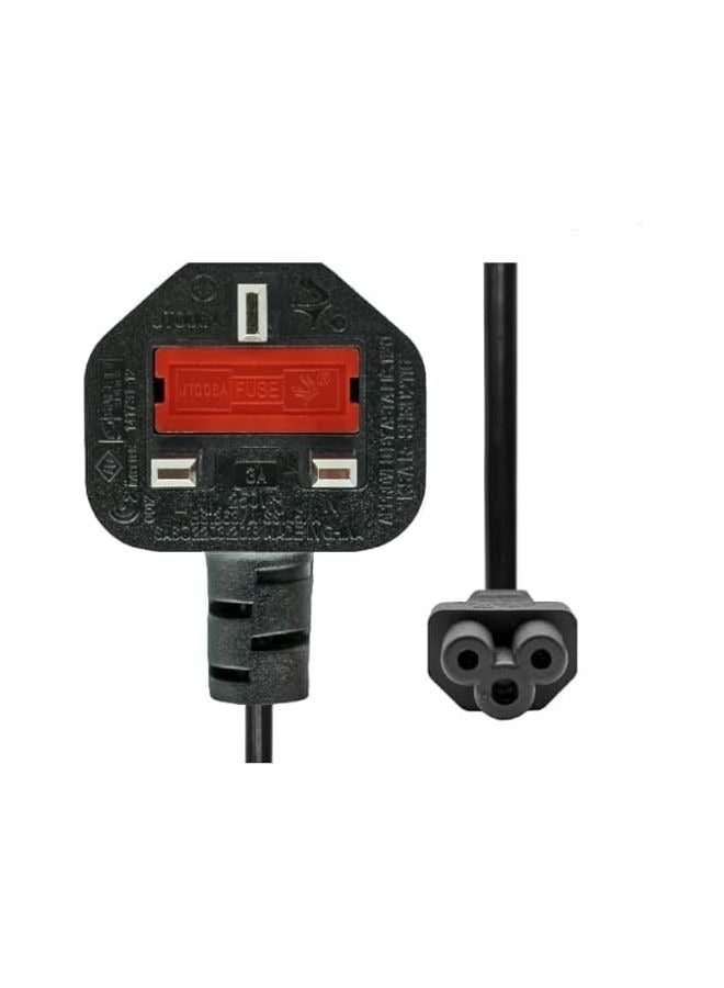 XLT Laptop Power Cable 3 Pin Mains lead Power UK Plug for Laptop -1.2m - Image 4