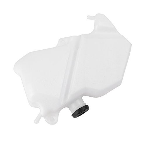 Mallofusa Motorcycle Radiator Water Coolant Reservoir Overflow Tank Replacement Compatible for Ninja ZX-6R 2009 2010 2011 2012 White - Image 5