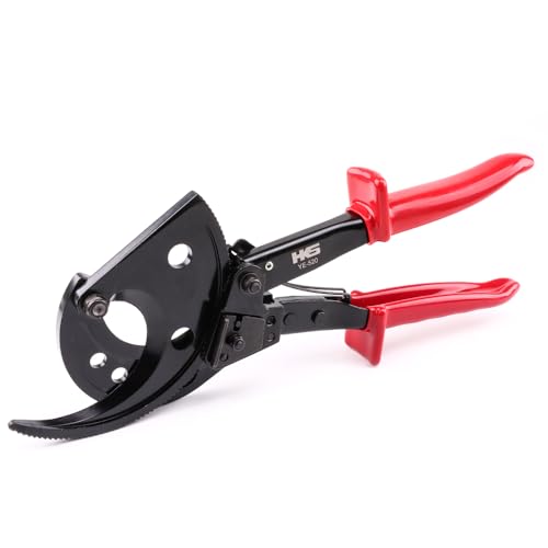 HKS Ratchet Cable Wire Cutter Heavy Duty for Cutting Electrical Aluminum Copper and Multicore Cables up to 400mmAWG 750MCM - Image 1