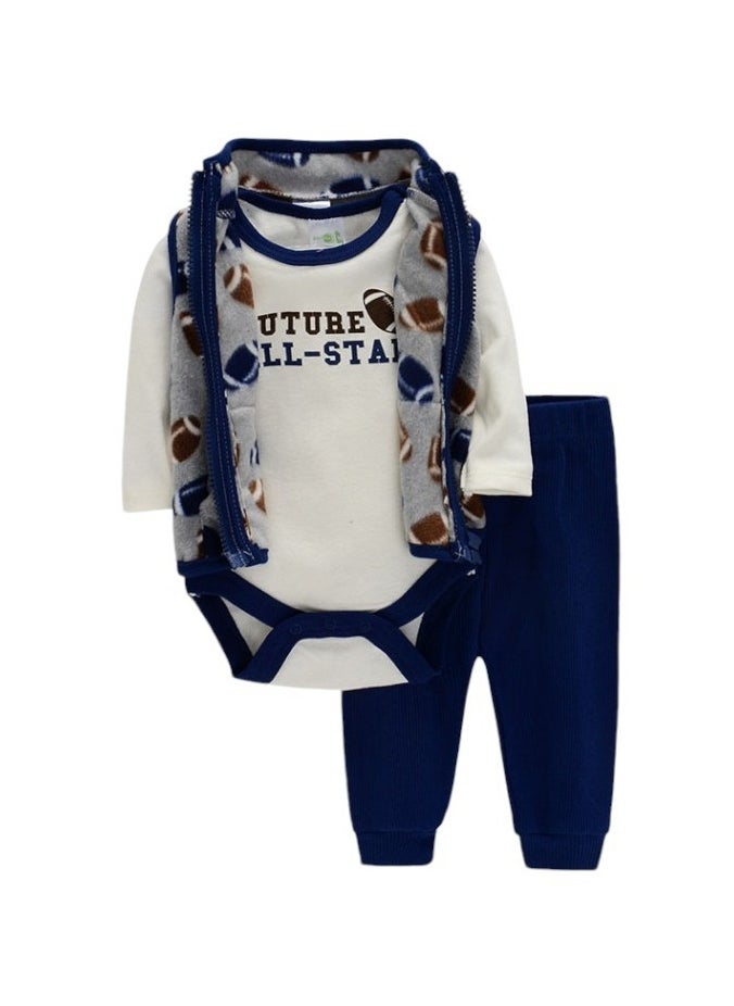 Bambimici  All Star Print Long Sleeve Bodysuit with zipper and Pyjama - Multicolor - pzsku/ZE3C4E441D08C8FDEA6C8Z/45/_/1737020166/8571058c-06e6-48e1-82c3-cd9ace5aab08