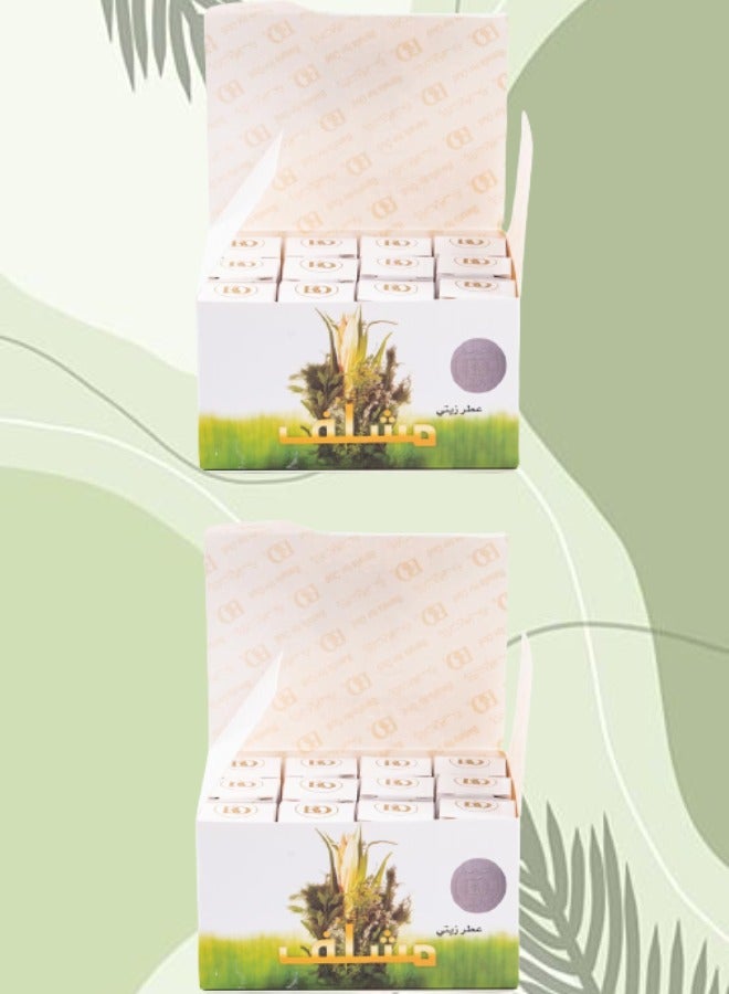 بانافع 24 قطع عطر مشلف زيتي 3 مل - Image 1