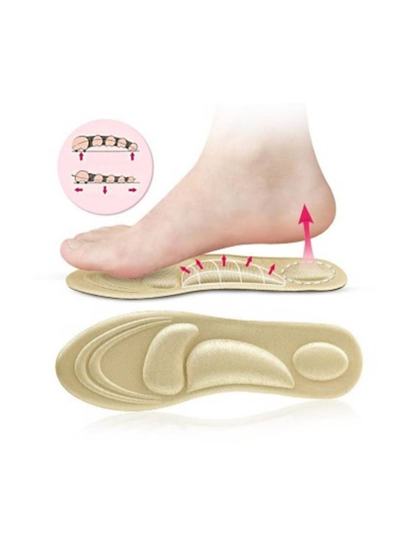 We Happy 4D Foam Comfort Shoe Insole Help Against Foot Pain Cushioning Metatarsal Arch and Heel Support  - Image 2