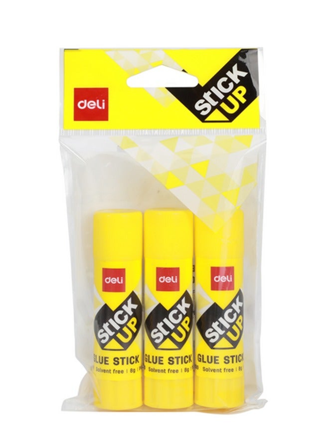 ديلي أعواد غراء لاصقة قوية مكونة من 3 قطع أبيض 8غم - Image 1