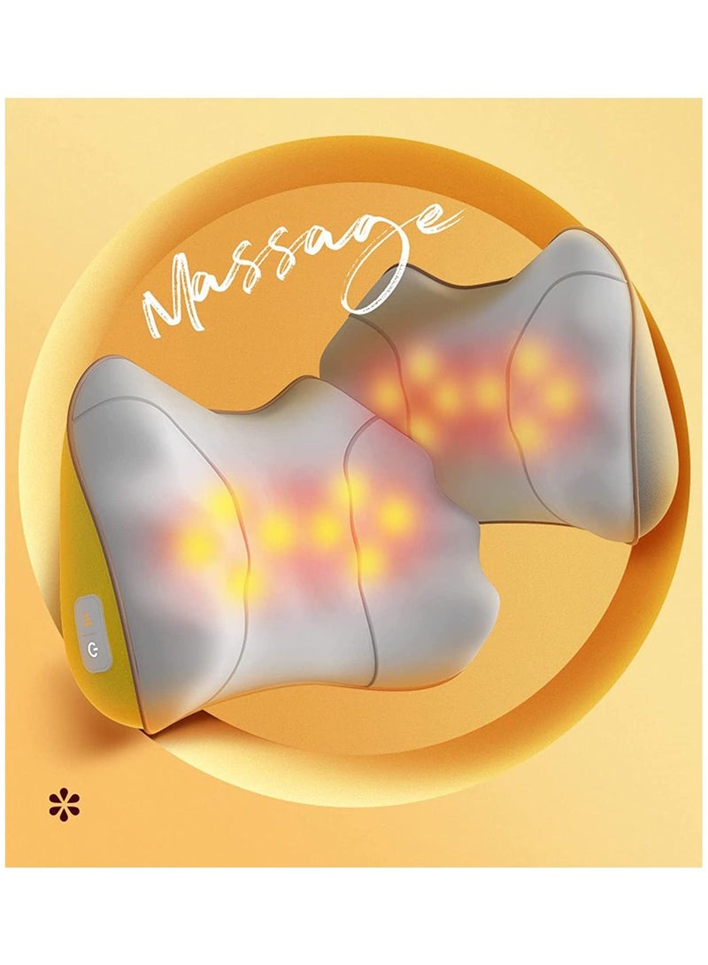LIMOS Massager Back with Heat Pillow for Back and Neck Pain Relief Kneading Shiatsu Lower Back Massager - Image 2