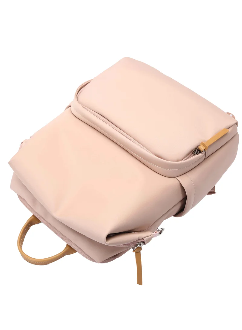 Bopai  Premium Durable Lightweight Ladies Laptop Backpack Water Resistant Synthetic Leather Daypack for Casual/Office/School/College, BO-LB791, Pink for Women | Best Price UAE