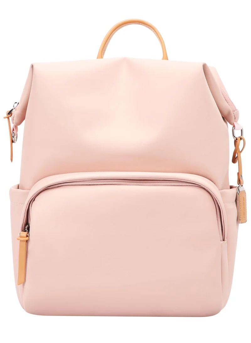 Bopai BOPAI Professional Lady Water Resistant  Backpack - Premium Laptop Carry Bag for Business and Travel with Luggage Strap -BO-LB791-Pink