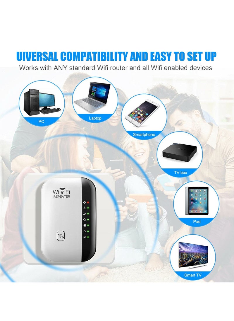Bukela - WiFi Extender,2024 Generation WiFi Booster,Covers Up to 3000 Sq.ft,Internet Booster with Ethernet Port,Wifiblast,1-Tap Setup,Access Point,WiFi Extenders Signal Booster for Home - Image 1