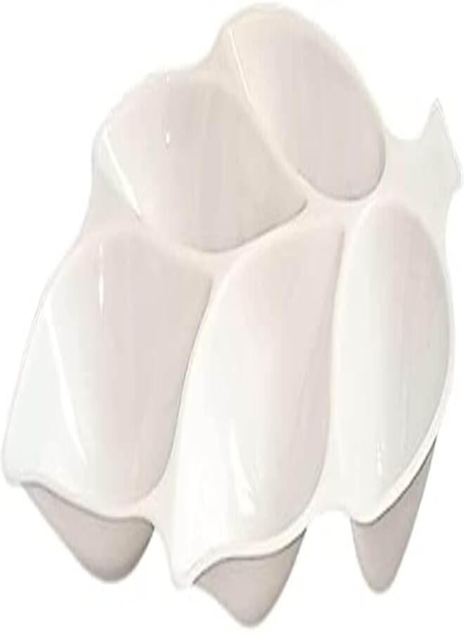 elyassin leaf plastic nuts & tasley plate - colors vary