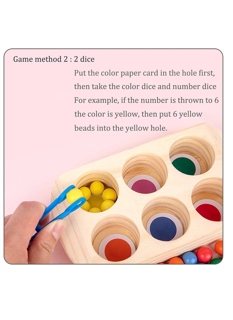 SYOSI - Color Sorting Toys Educational Montessori Games Math Counting Toys and Puzzle Jigsaw for Kids 3 Year Old and Up - Image 1