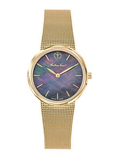 Mathey-Tissot Milly Black Mother of Pearl Dial Ladies Gold Tone Watch D403PYN  - Image 1