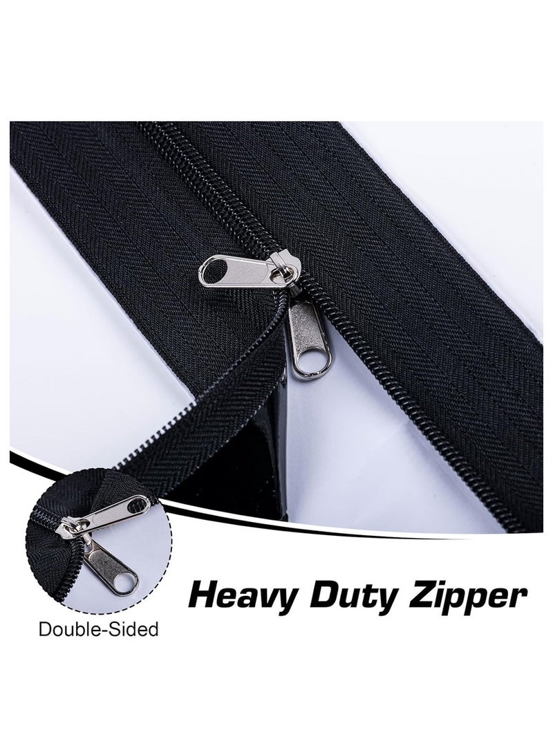 Two Way Separating Waterproof Zippers Black Water Resistant Zippers for Jacket Sewing Coat Down Coats Tailor Craft  - Image 1
