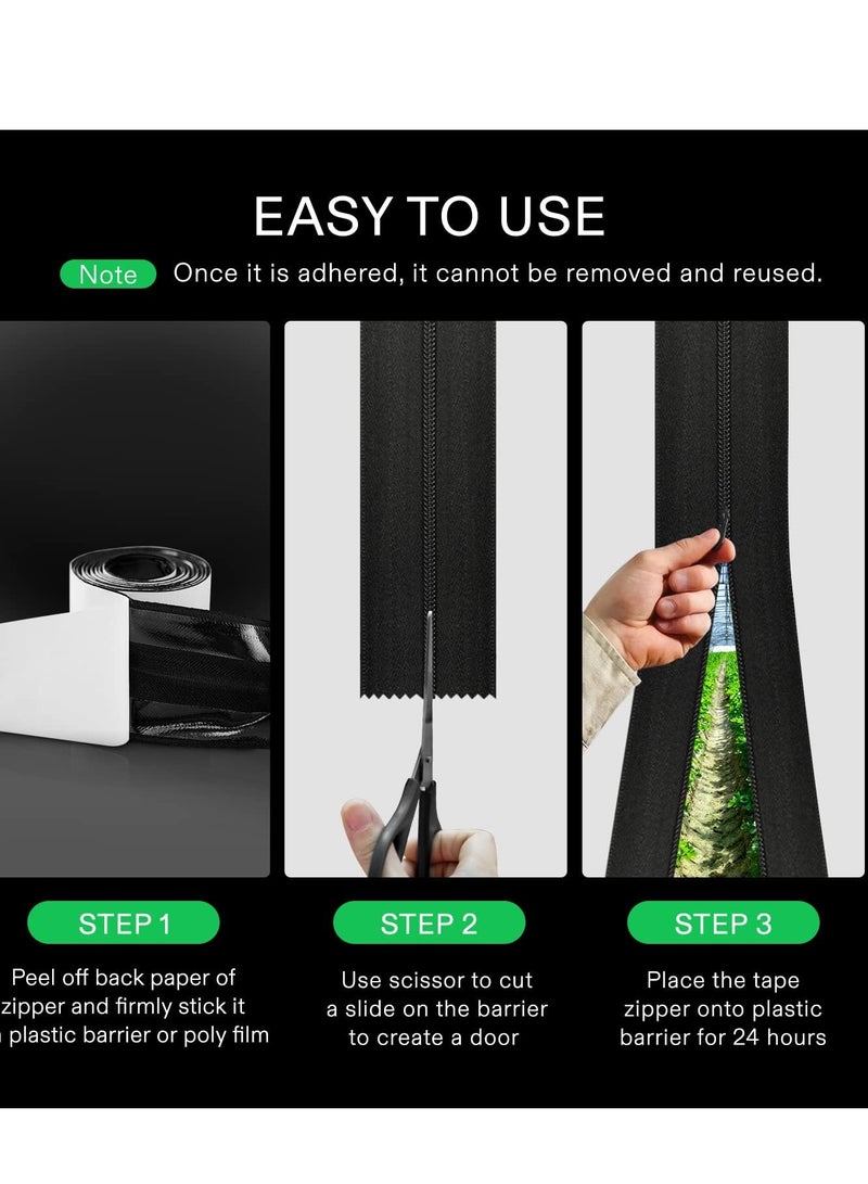 Two Way Separating Waterproof Zippers Black Water Resistant Zippers for Jacket Sewing Coat Down Coats Tailor Craft  - Image 2