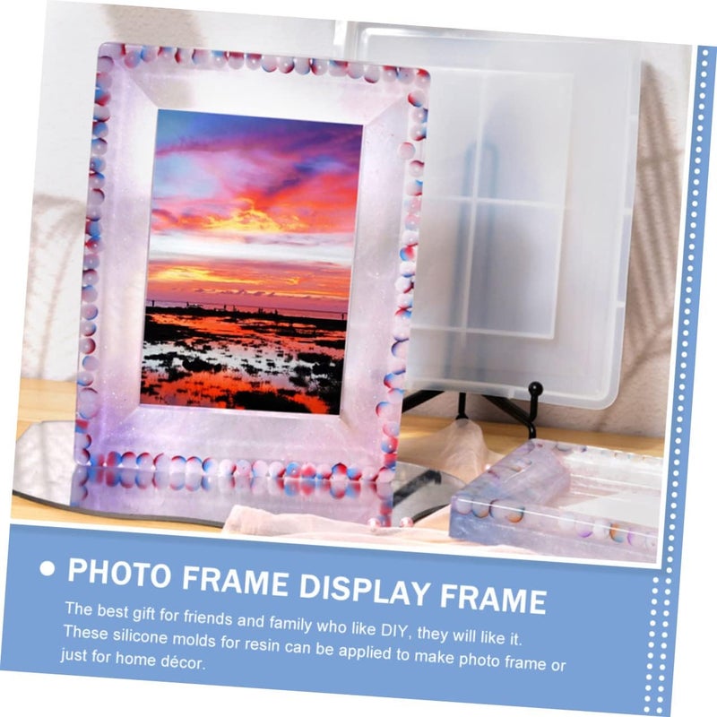 Timely planned dispatch SHINEOFI 3pcs Creative Silicone Picture Frame Molds for Crafts Design for Epoxy Casting Compatible Materials Use Public demand affordable quality Desert area eligible deliver Low wear optimized build Diverse purchase options Regional distribution available Trendy natural tone options Dispersed regional warehouses Elegant upgraded practical design Multi-hub shipment dispatch Single & bulk use compatible Stackable design Assorted trendy color picks Market need oriented construction Pre-sale confirmed stock All-item unified delivery Advanced minimal build Practical versatile construction Sufficient order stock Stable local goods source Strong durable raw material Economical upgraded quality Compact design Condition adaptive build Global standard processed material - Image 5