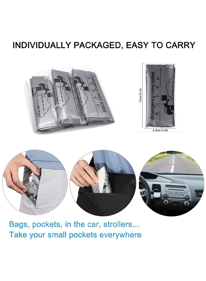 Disposable Urinal Bag Portable Camping Pee Bags Travel Pee Bags Traffic Jam Emergency Portable Urine Bag Vomit Bags for Men Women Kids Children Patient 10Pack - Image 3