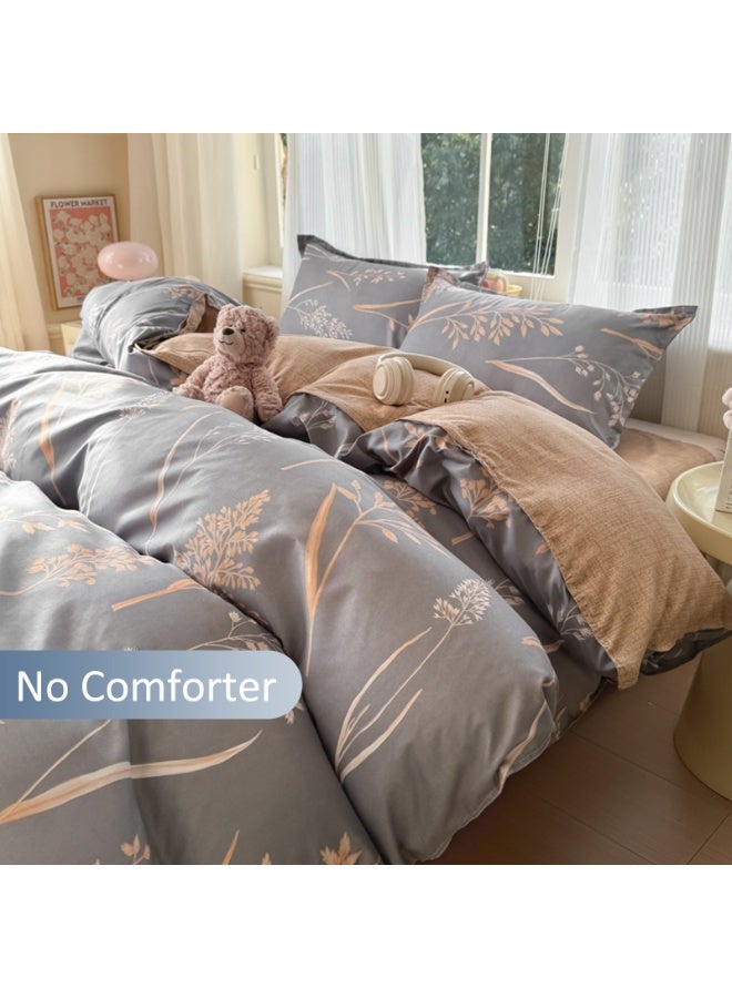 ZERIFAM 4 Piece Duvet Cover Set, Ultra Soft Microfiber Comforter Cover Set with Zipper Closur, Cotton Bedding Set with 2 Pillow Cases(200x230cm) - Image 3