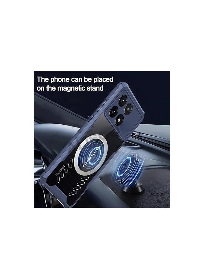 Compatible with Xiaomi POCO F6 Pro 5G Case Clear Heat Dissipation Ultra Thin Protection Phone Magnetic Cover for POCO F6 Pro - Image 2