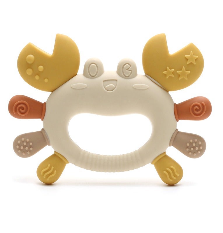 Mini Treasures Baby Teething Toys Safe Smoothened Edges, Food Grade Soft Silicone Teethers for Babies, easy to carry, 100% Bpa-Free - Image 1