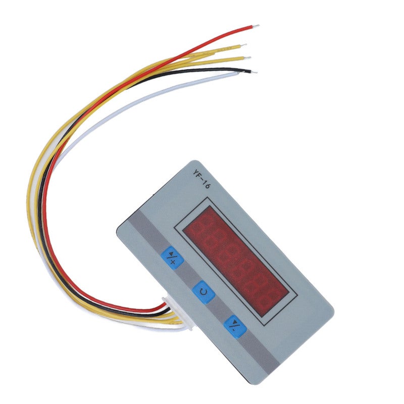 Digital Counter 1-999999 Counting Range 5-24V DC AC Input Voltage - NPN PNP Signal Input Port Easy Operation Relay Output for Equipment Upgrading - Image 2
